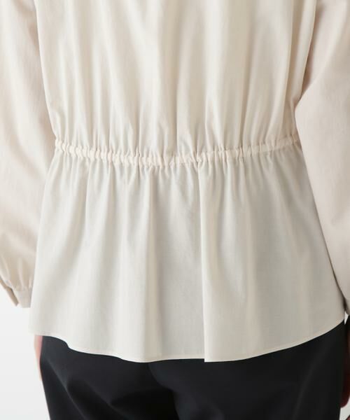human woman / ヒューマンウーマン シャツ・ブラウス | ◆チューインローンブラウジングノーカラーシャツブラウス | 詳細11