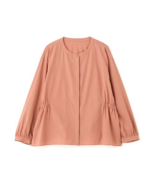 human woman / ヒューマンウーマン シャツ・ブラウス | ◆チューインローンブラウジングノーカラーシャツブラウス | 詳細13