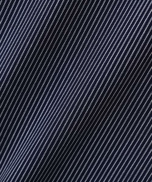 human woman / ヒューマンウーマン シャツ・ブラウス | ◆ツイルストライプジップシャツブルゾン | 詳細5