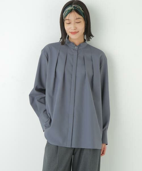 human woman / ヒューマンウーマン シャツ・ブラウス | ◆テントラインブラウス | 詳細2