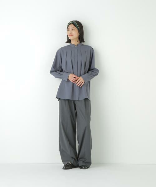 human woman / ヒューマンウーマン シャツ・ブラウス | ◆テントラインブラウス | 詳細3