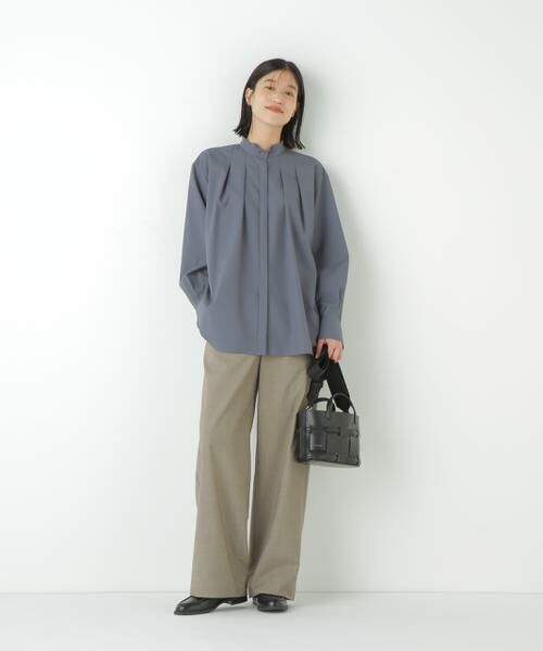 human woman / ヒューマンウーマン シャツ・ブラウス | ◆テントラインブラウス | 詳細4
