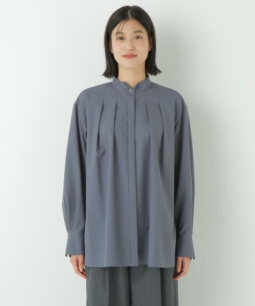 human woman / ヒューマンウーマン シャツ・ブラウス | ◆テントラインブラウス | 詳細5