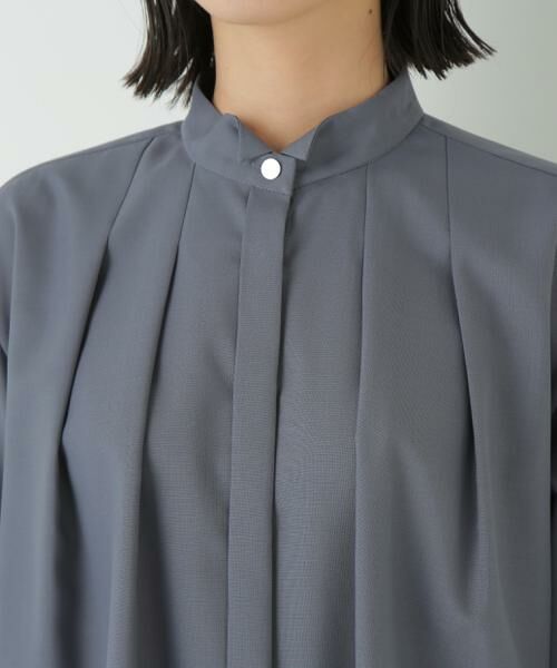 human woman / ヒューマンウーマン シャツ・ブラウス | ◆テントラインブラウス | 詳細8