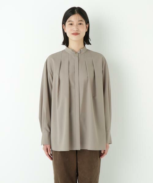 human woman / ヒューマンウーマン シャツ・ブラウス | ◆テントラインブラウス | 詳細17