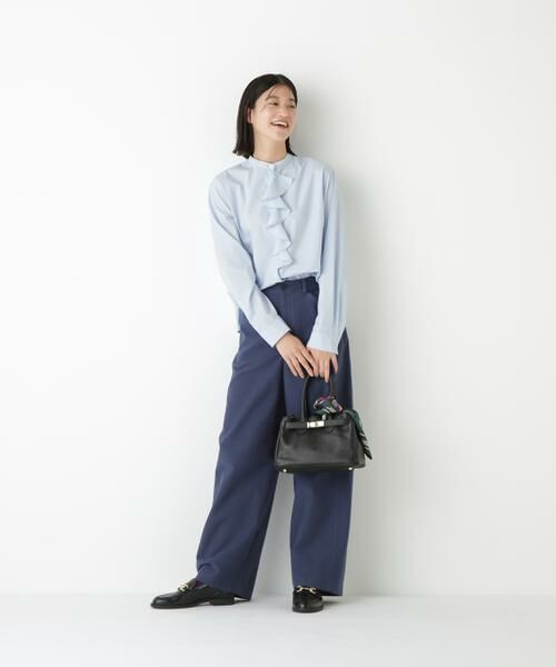 human woman / ヒューマンウーマン シャツ・ブラウス | ◆タイプライターラッフルブラウス | 詳細2