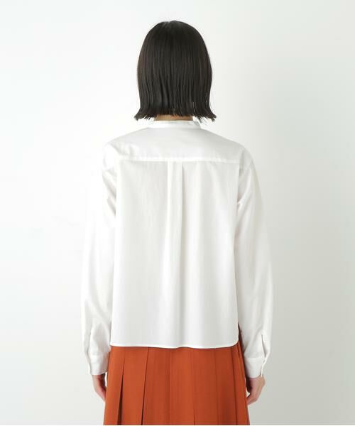 human woman / ヒューマンウーマン シャツ・ブラウス | ◆タイプライターラッフルブラウス | 詳細15