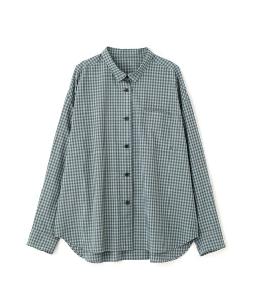 human woman / ヒューマンウーマン シャツ・ブラウス | ◆オンブレーチェックオーバーシャツ | 詳細1