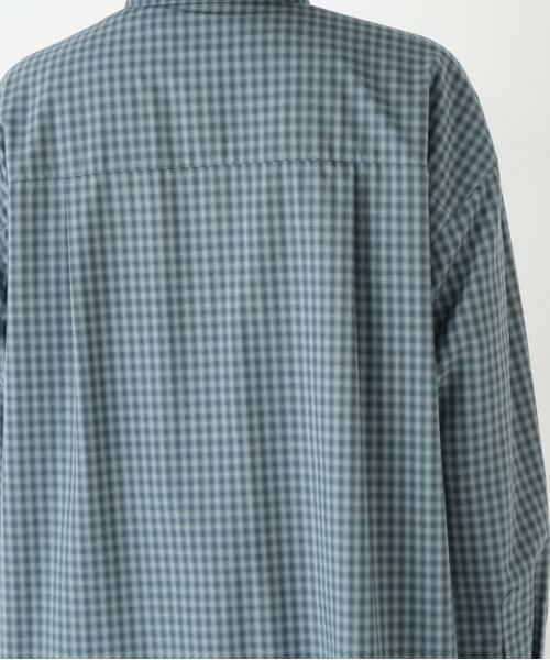 human woman / ヒューマンウーマン シャツ・ブラウス | ◆オンブレーチェックオーバーシャツ | 詳細11