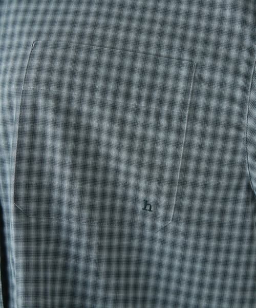 human woman / ヒューマンウーマン シャツ・ブラウス | ◆オンブレーチェックオーバーシャツ | 詳細7