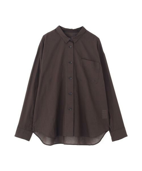 human woman / ヒューマンウーマン シャツ・ブラウス | ◆ギンガムチェックオーバーシャツ | 詳細1