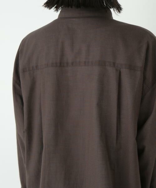 human woman / ヒューマンウーマン シャツ・ブラウス | ◆ギンガムチェックオーバーシャツ | 詳細10