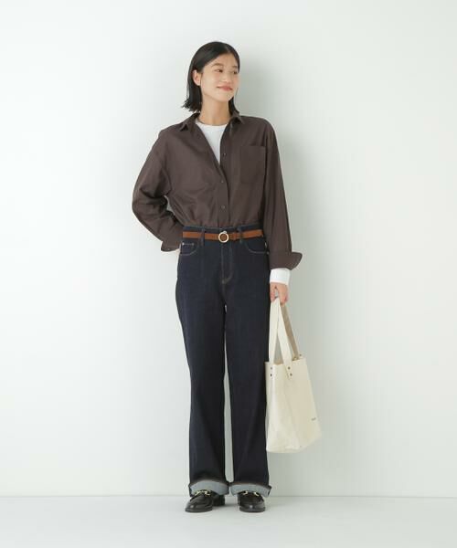 human woman / ヒューマンウーマン シャツ・ブラウス | ◆ギンガムチェックオーバーシャツ | 詳細3