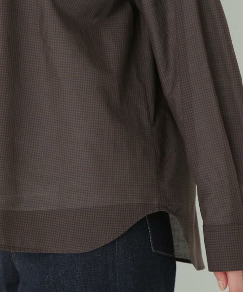 human woman / ヒューマンウーマン シャツ・ブラウス | ◆ギンガムチェックオーバーシャツ | 詳細9