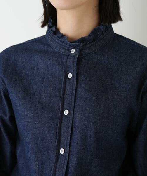 human woman / ヒューマンウーマン シャツ・ブラウス | ◆デニムボウタイブラウス | 詳細8