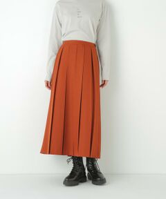 human woman / ヒューマンウーマン スカート | ◆ボックスプリーツＡラインスカート