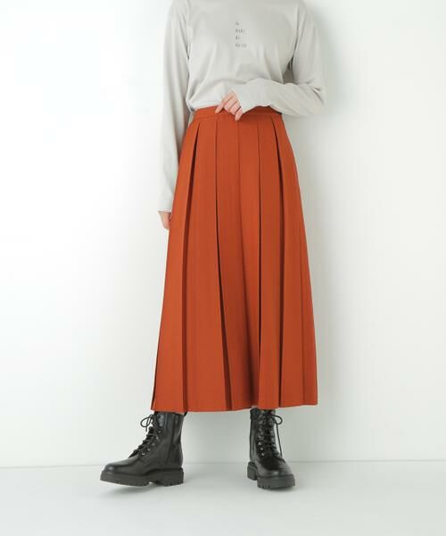 human woman / ヒューマンウーマン スカート | ◆ボックスプリーツＡラインスカート | 詳細9