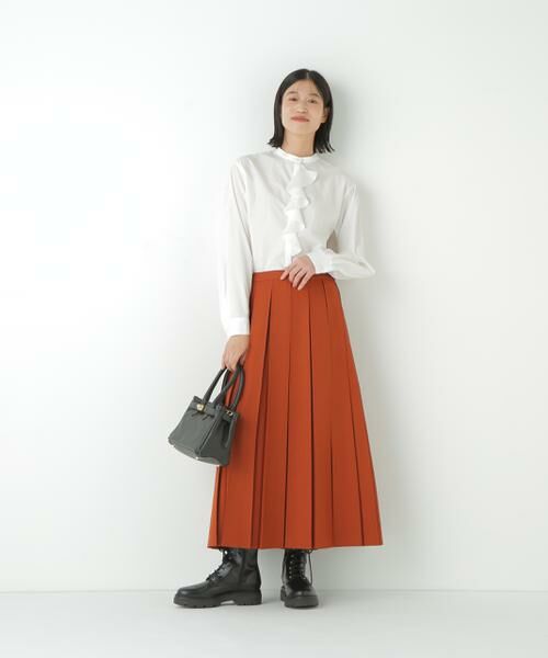 human woman / ヒューマンウーマン スカート | ◆ボックスプリーツＡラインスカート | 詳細12