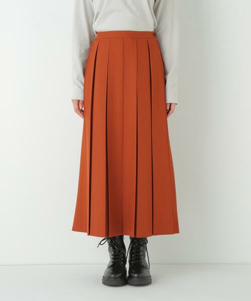 human woman / ヒューマンウーマン スカート | ◆ボックスプリーツＡラインスカート | 詳細14