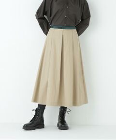 human woman / ヒューマンウーマン スカート | ◆コットンナイロンツイルスカート