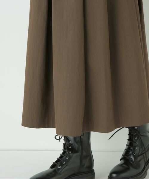 human woman / ヒューマンウーマン スカート | ◆コットンナイロンツイルスカート | 詳細12