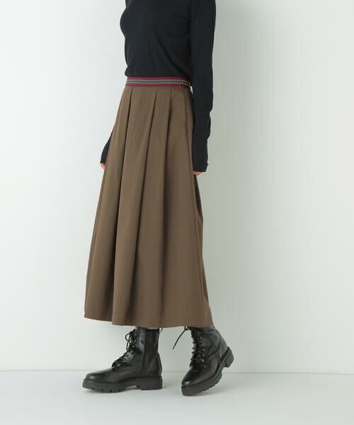 human woman / ヒューマンウーマン スカート | ◆コットンナイロンツイルスカート | 詳細2