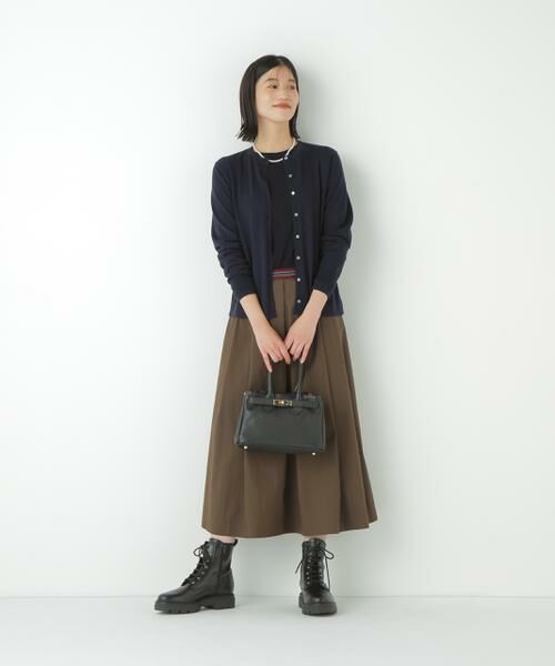 human woman / ヒューマンウーマン スカート | ◆コットンナイロンツイルスカート | 詳細3