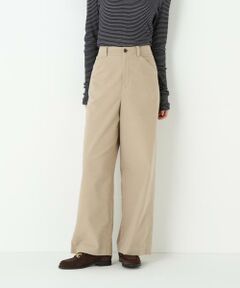 human woman / ヒューマンウーマン パンツ | ◆ストレッチエアリードットコードセミワイドパンツ