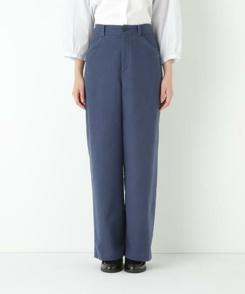 human woman / ヒューマンウーマン パンツ | ◆ストレッチエアリードットコードセミワイドパンツ | 詳細4