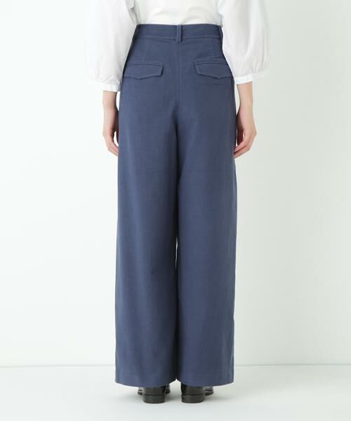 human woman / ヒューマンウーマン パンツ | ◆ストレッチエアリードットコードセミワイドパンツ | 詳細6