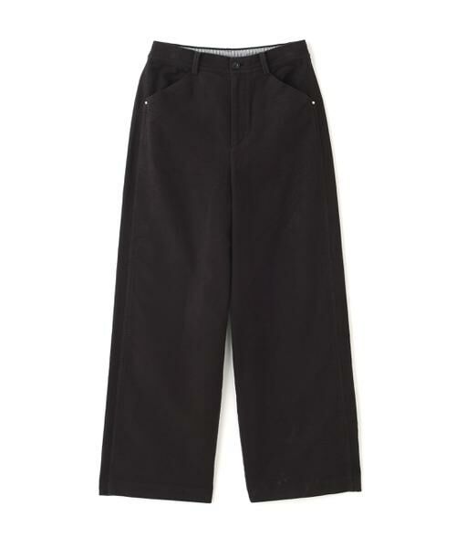human woman / ヒューマンウーマン パンツ | ◆ストレッチエアリードットコードセミワイドパンツ | 詳細12