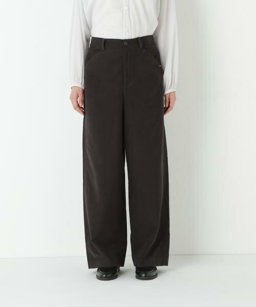 human woman / ヒューマンウーマン パンツ | ◆ストレッチエアリードットコードセミワイドパンツ | 詳細16