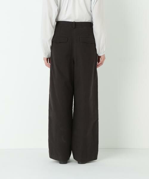 human woman / ヒューマンウーマン パンツ | ◆ストレッチエアリードットコードセミワイドパンツ | 詳細17