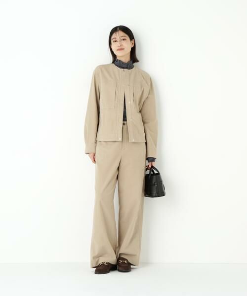 human woman / ヒューマンウーマン パンツ | ◆ストレッチエアリードットコードセミワイドパンツ | 詳細21