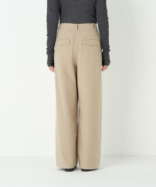 human woman / ヒューマンウーマン パンツ | ◆ストレッチエアリードットコードセミワイドパンツ | 詳細23