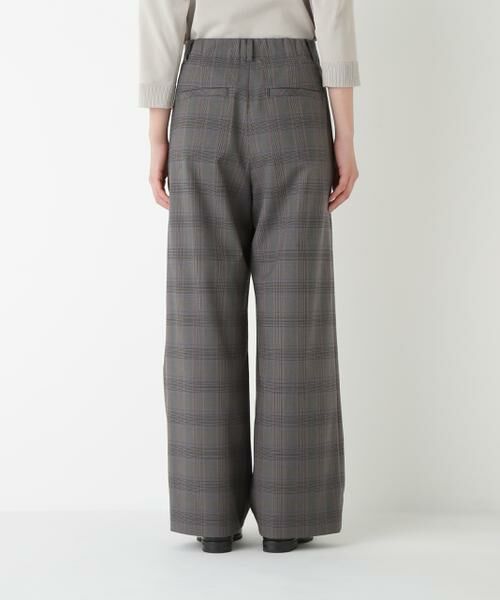 human woman / ヒューマンウーマン パンツ | ◆強撚シャークスキンセミワイドパンツ | 詳細7