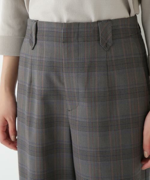 human woman / ヒューマンウーマン パンツ | ◆強撚シャークスキンセミワイドパンツ | 詳細8