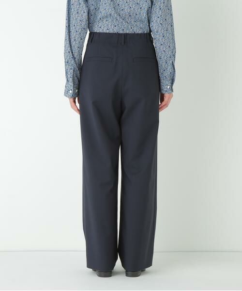 human woman / ヒューマンウーマン パンツ | ◆強撚シャークスキンセミワイドパンツ | 詳細19