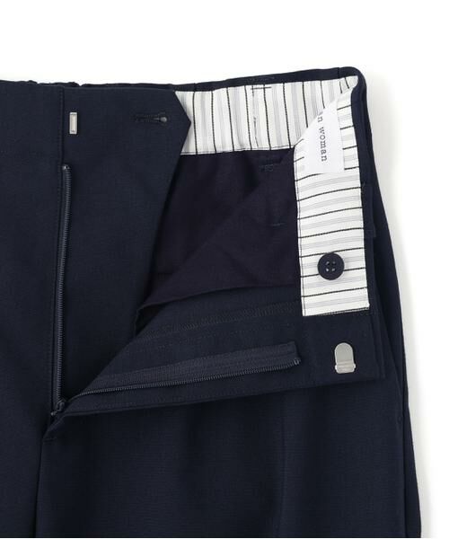 human woman / ヒューマンウーマン パンツ | ◆強撚シャークスキンセミワイドパンツ | 詳細20