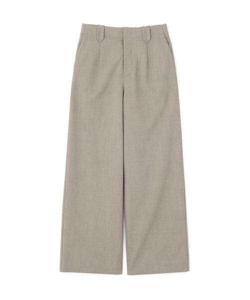 human woman / ヒューマンウーマン パンツ | ◆強撚シャークスキンセミワイドパンツ | 詳細22