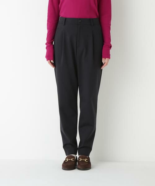 human woman / ヒューマンウーマン パンツ | ◆ストレッチポンチワンタックテーパードパンツ | 詳細18