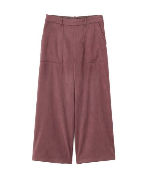 human woman / ヒューマンウーマン パンツ | ◆ストレッチスェードベイカーガウチョパンツ | 詳細1