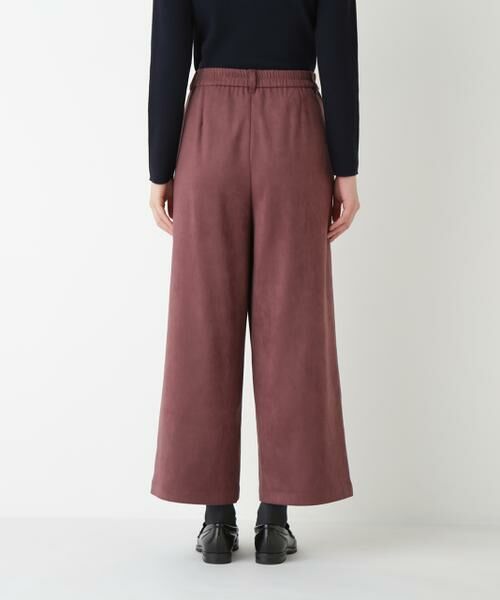 human woman / ヒューマンウーマン パンツ | ◆ストレッチスェードベイカーガウチョパンツ | 詳細7