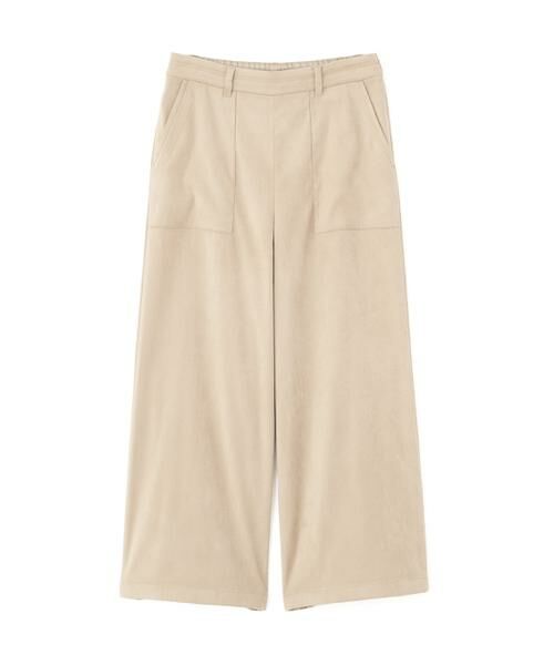 human woman / ヒューマンウーマン パンツ | ◆ストレッチスェードベイカーガウチョパンツ | 詳細9