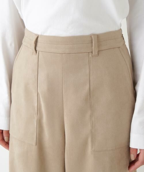 human woman / ヒューマンウーマン パンツ | ◆ストレッチスェードベイカーガウチョパンツ | 詳細17