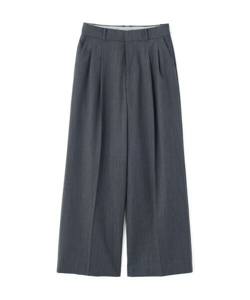 human woman / ヒューマンウーマン パンツ | ◆ダブルタックバギーパンツ | 詳細1