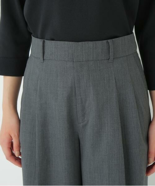 human woman / ヒューマンウーマン パンツ | ◆ダブルタックバギーパンツ | 詳細10