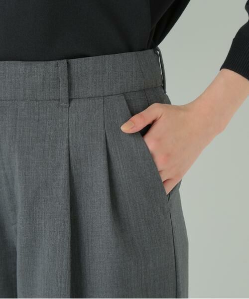 human woman / ヒューマンウーマン パンツ | ◆ダブルタックバギーパンツ | 詳細11