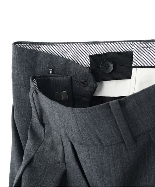 human woman / ヒューマンウーマン パンツ | ◆ダブルタックバギーパンツ | 詳細13