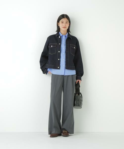 human woman / ヒューマンウーマン パンツ | ◆ダブルタックバギーパンツ | 詳細5